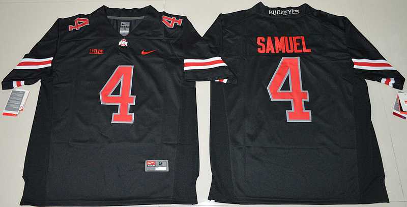 Ohio State Buckeyes #4 Curtis Samuel Black College Football Stitched Jersey